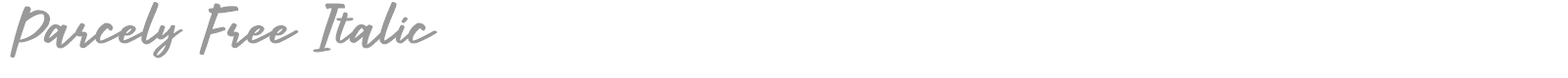 Parcely font preview
